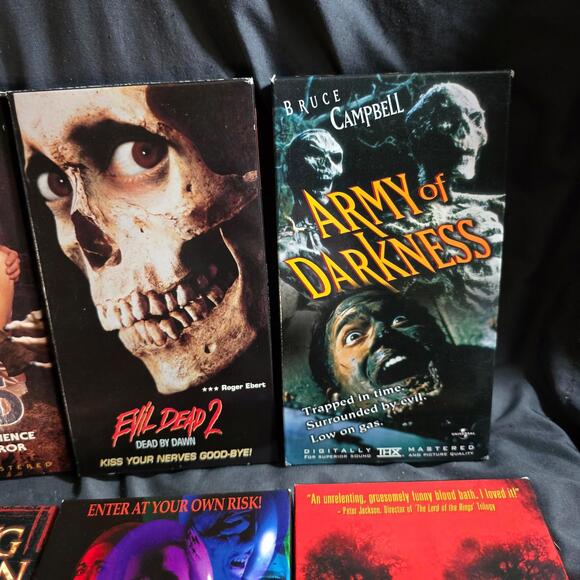 HORROR Lot Of 6 VHS Evil Dead 2 Army Of Darkness Cabin Fever Carnival Of Souls - Picture 3 of 8